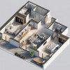 APARTAMENT 3 CAMERE IN COMPLEX CU PREMIU DE ARHITECTURA, PARC PRIVAT, LAC  thumb 1